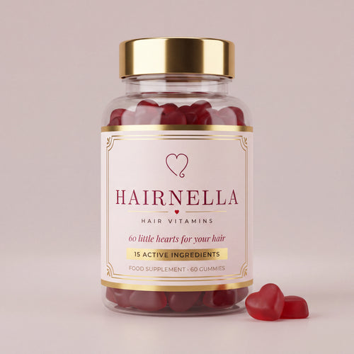 Hairnella – jedna lahvička, 60 bonbonů